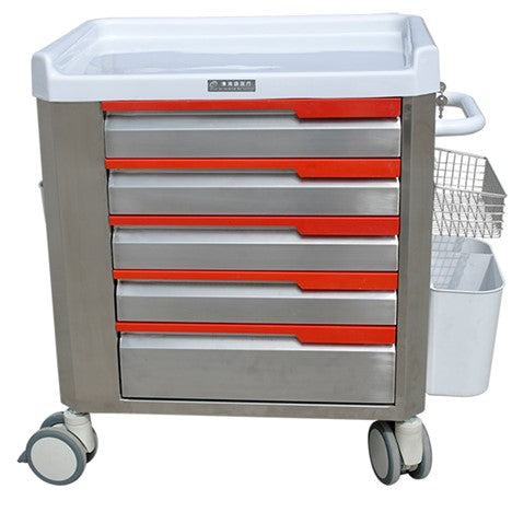 Hospital Therapy Medical Moving Trolley
